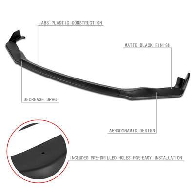 3 Pieces AR Style Front Bumper Lip<br>17-20 Lexus IS200t / IS300/ IS350
