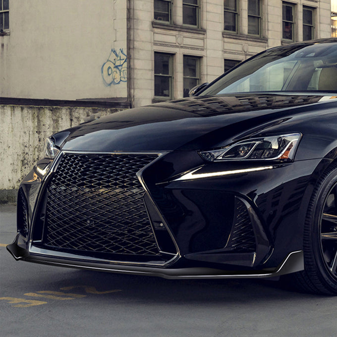 3 Pieces AR Style Front Bumper Lip<br>17-20 Lexus IS200t / IS300/ IS350