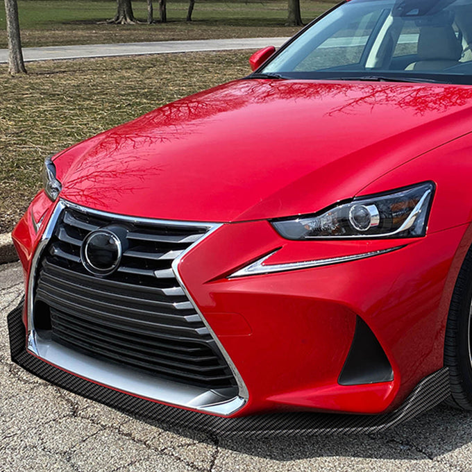 3 Pieces AR Style Front Bumper Lip<br>17-20 Lexus IS200t / IS300/ IS350