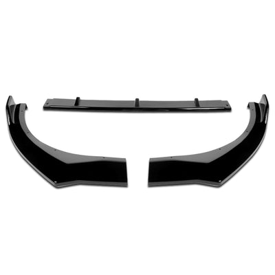 3 Pieces STP Style Front Bumper Lip<br>21-22 Hyundai Elantra