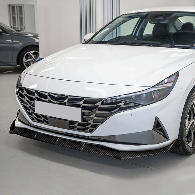 3 Pieces STP Style Front Bumper Lip<br>21-22 Hyundai Elantra