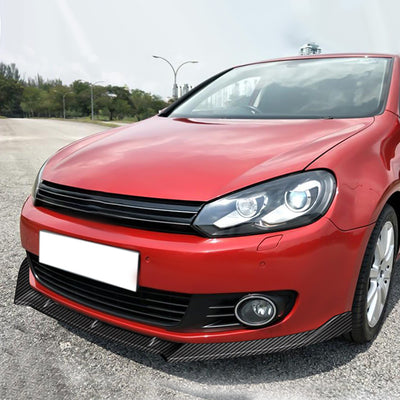 3 Pieces Front Bumper Lip<br>10-13 Volkswagen Golf 6