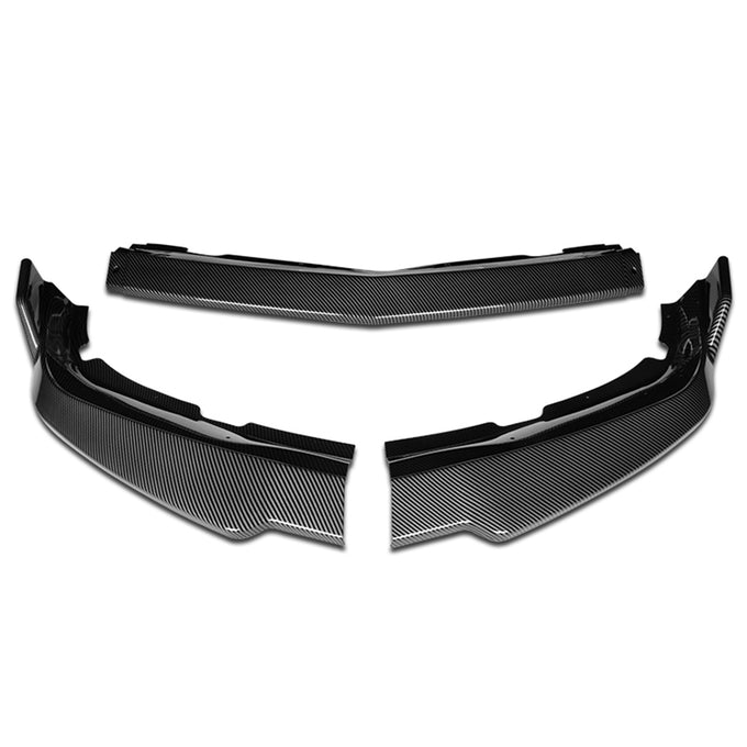 3 Pieces STP Style Front Bumper Lip<br>11-14 Dodge Charger