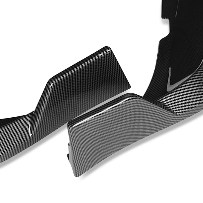 3 Pieces STP Style Front Bumper Lip<br>11-14 Dodge Charger
