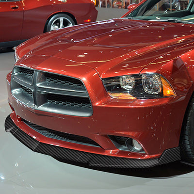 3 Pieces STP Style Front Bumper Lip<br>11-14 Dodge Charger