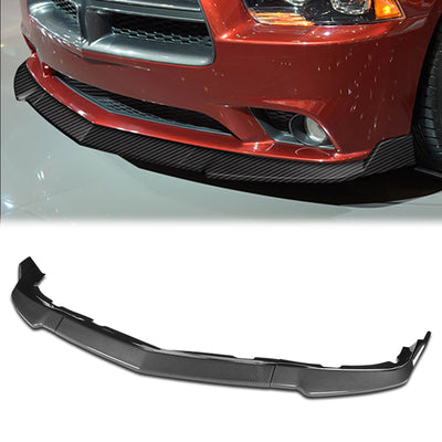 3 Pieces STP Style Front Bumper Lip<br>11-14 Dodge Charger