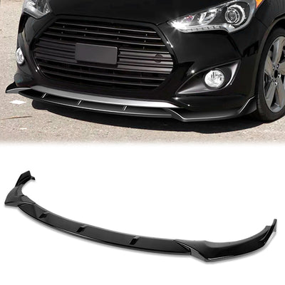 3 Pieces STP Style Front Bumper Lip<br>13-17 Hyundai Veloster Turbo