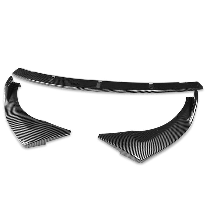 3 Pieces STP Style Front Bumper Lip<br>13-17 Hyundai Veloster Turbo