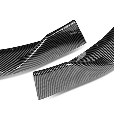3 Pieces STP Style Front Bumper Lip<br>13-17 Hyundai Veloster Turbo