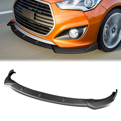 3 Pieces STP Style Front Bumper Lip<br>13-17 Hyundai Veloster Turbo