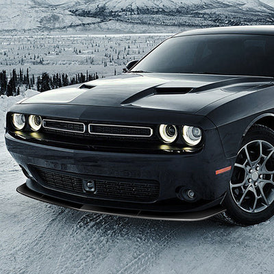 3 Pieces Front Bumper Lip<br>15-22 Dodge Challenger SXT