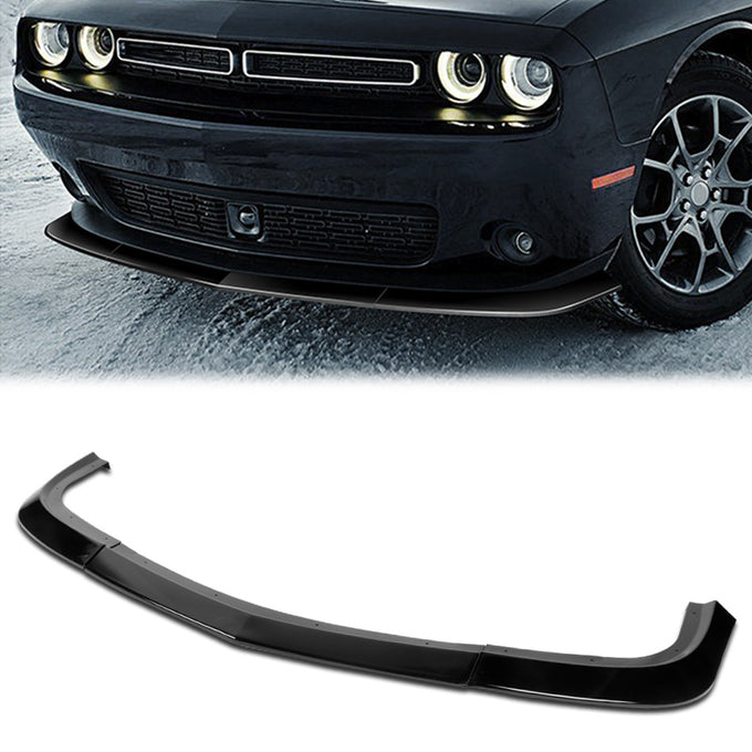 3 Pieces Front Bumper Lip<br>15-22 Dodge Challenger SXT