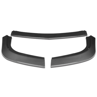 3 Pieces STP Style Front Bumper Lip<br>15-22 Dodge Challenger SXT