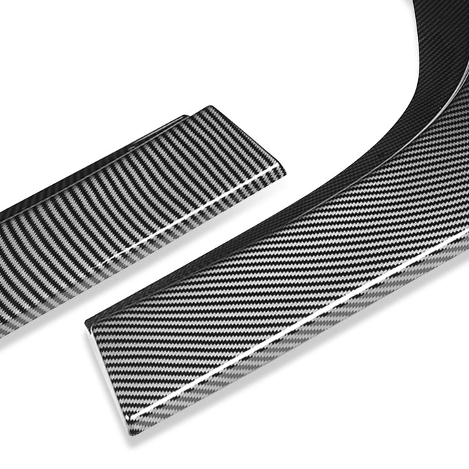 3 Pieces STP Style Front Bumper Lip<br>15-22 Dodge Challenger SXT
