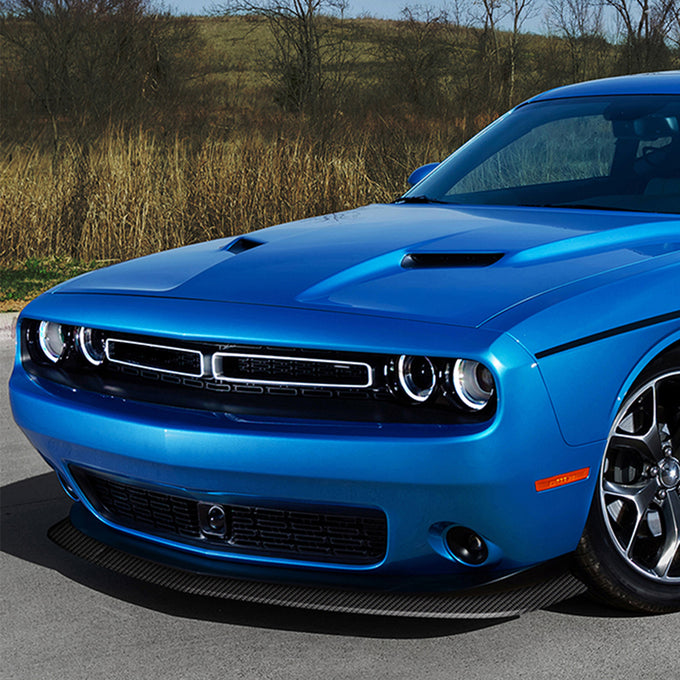 3 Pieces STP Style Front Bumper Lip<br>15-22 Dodge Challenger SXT