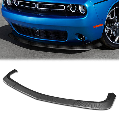 3 Pieces STP Style Front Bumper Lip<br>15-22 Dodge Challenger SXT
