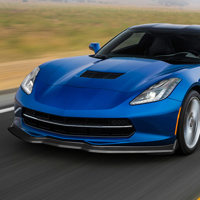 3 Pieces Front Bumper Lip<br>14-19 Chevy Corvette