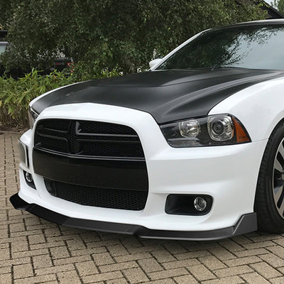 3 Pieces Front Bumper Lip<br>11-14 Dodge Charger SRT