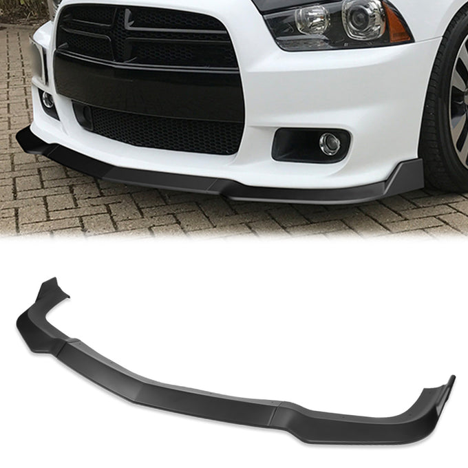 3 Pieces Front Bumper Lip<br>11-14 Dodge Charger SRT