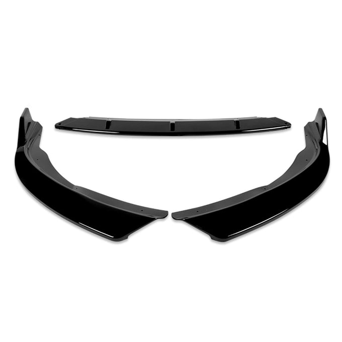 3 Pieces STP Style Front Bumper Lip<br>15-17 Toyota Camry