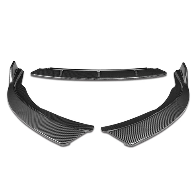 3 Pieces STP Style Front Bumper Lip<br>15-17 Toyota Camry