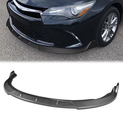 3 Pieces STP Style Front Bumper Lip<br>15-17 Toyota Camry