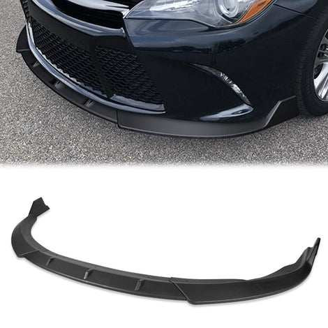 3 Pieces STP Style Front Bumper Lip<br>15-17 Toyota Camry