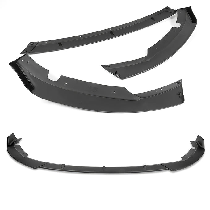 3 Pieces STP Style Front Bumper Lip<br>15-17 Hyundai Sonata
