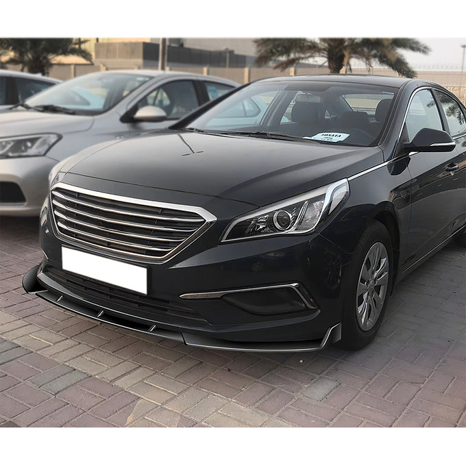 3 Pieces STP Style Front Bumper Lip<br>15-17 Hyundai Sonata