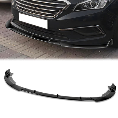3 Pieces STP Style Front Bumper Lip<br>15-17 Hyundai Sonata