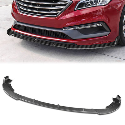 3 Pieces STP Style Front Bumper Lip<br>15-17 Hyundai Sonata