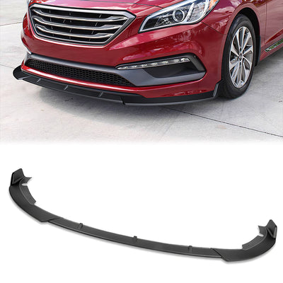 3 Pieces STP Style Front Bumper Lip<br>15-17 Hyundai Sonata