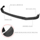 3 Pieces STP Style Front Bumper Lip<br>13-15 Nissan Altima Sedan