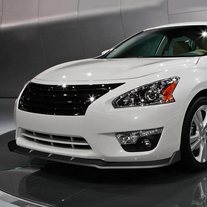 3 Pieces STP Style Front Bumper Lip<br>13-15 Nissan Altima Sedan