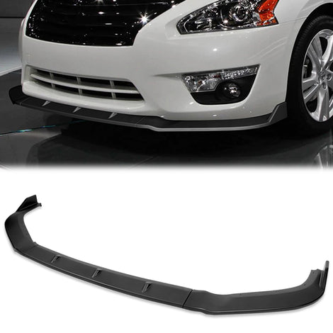 3 Pieces STP Style Front Bumper Lip<br>13-15 Nissan Altima Sedan