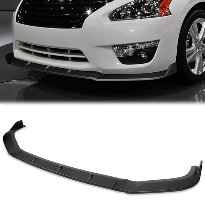 3 Pieces STP Style Front Bumper Lip<br>13-15 Nissan Altima Sedan
