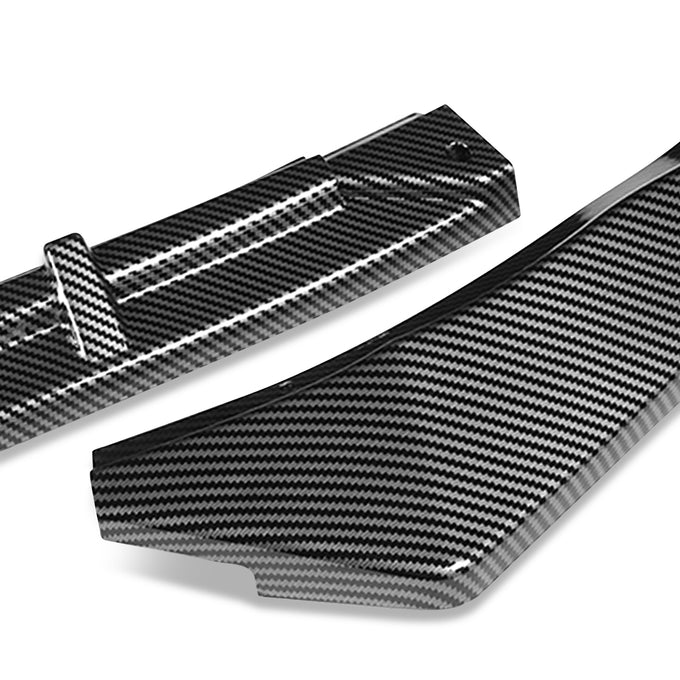 3 Pieces STP Style Front Bumper Lip<br>11-13 Kia Optima SX / Hybrid