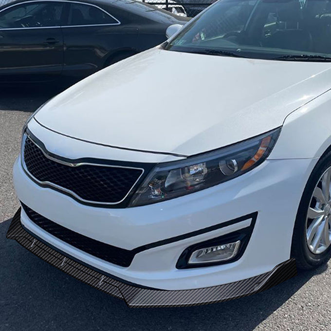 3 Pieces STP Style Front Bumper Lip<br>14-15 Kia Optima