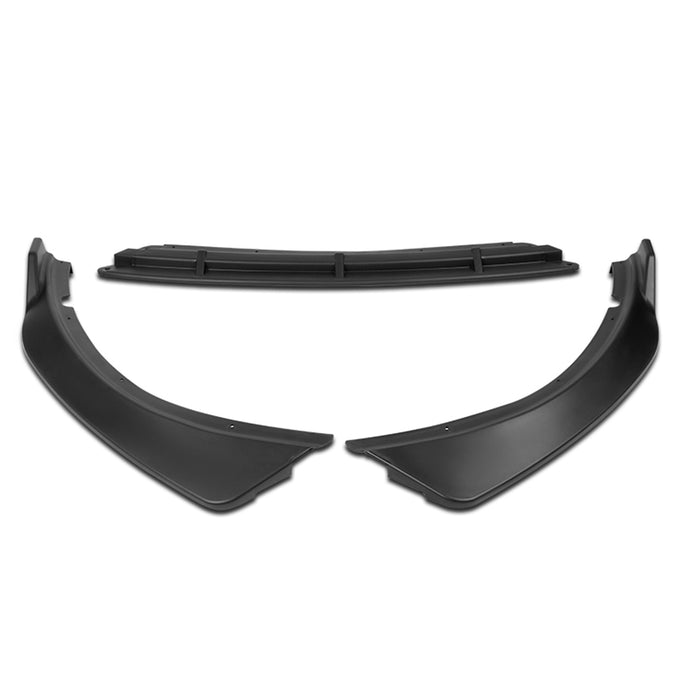 3 Pieces STP Style Front Bumper Lip<br>16-18 Kia Optima LX /EX/LX-Turbo