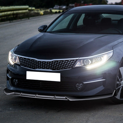 3 Pieces STP Style Front Bumper Lip<br>16-18 Kia Optima LX/EX/LX-Turbo