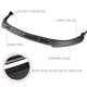 3 Pieces STP Style Front Bumper Lip<br>16-18 Kia Optima LX/EX/LX-Turbo