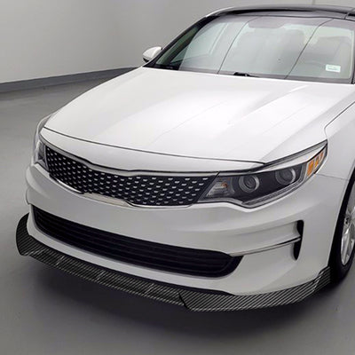 3 Pieces STP Style Front Bumper Lip<br>16-18 Kia Optima LX/EX/LX-Turbo