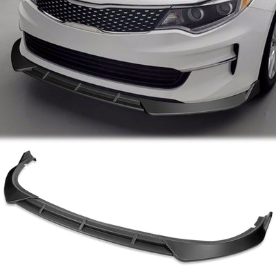 3 Pieces STP Style Front Bumper Lip<br>16-18 Kia Optima LX /EX/LX-Turbo