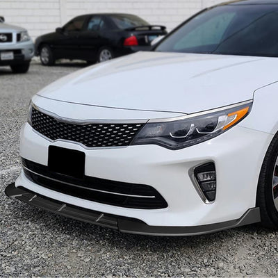 3 Pieces STP Style Front Bumper Lip<br>16-18 Kia Optima SX/SXL/S