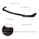 3 Pieces Front Bumper Lip<br>14-17 Infiniti Q50 Sport