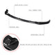 3 Pieces Front Bumper Lip<br>17-20 Tesla Model 3