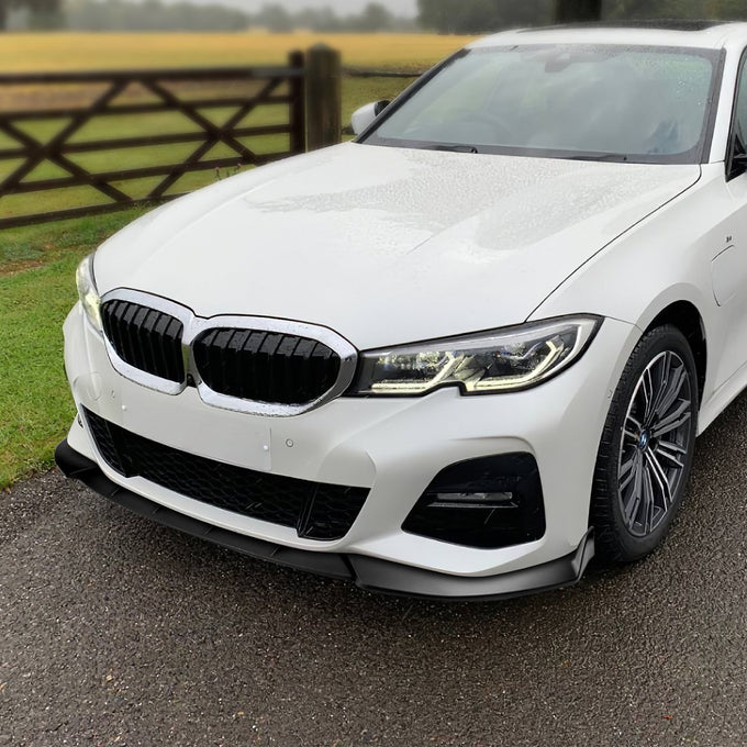 3 Pieces Front Bumper Lip<br>19-20 BMW 330i M340i 330e