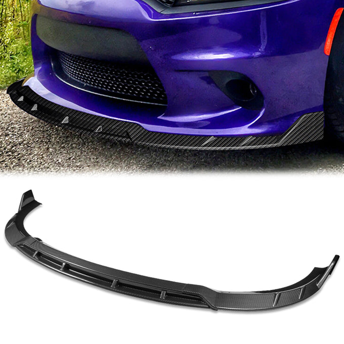 3 Pieces SRT Style Front Bumper Lip<br>15-21 Dodge Charger