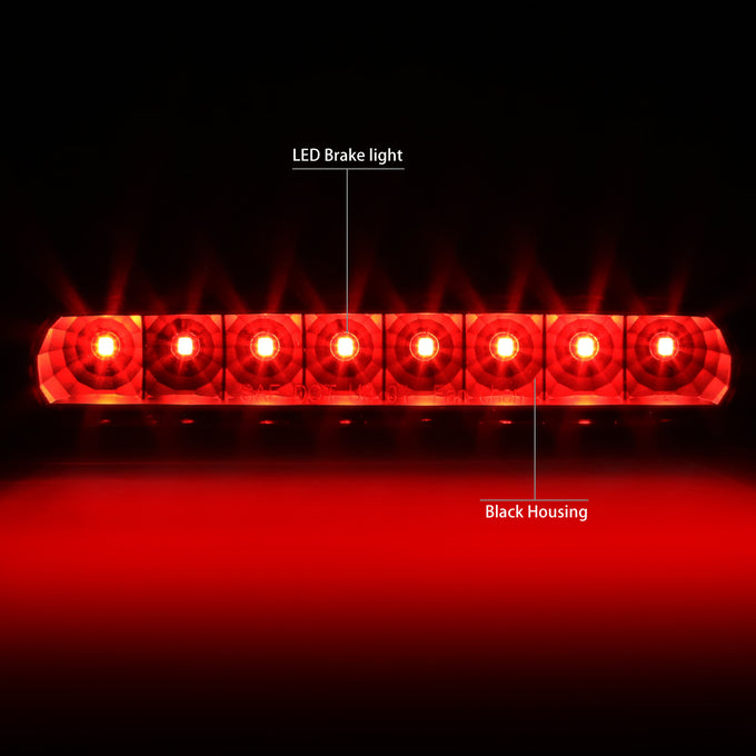 D-Motoring - Third Brake Light - LED - Black Housing - Plug-n-Play - 03-09 Toyota 4Runner - 2