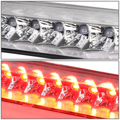 D-Motoring - Third Brake Light - LED - Chrome Housing - Plug-n-Play - Toyota 4Runner / Highlander / Prius / Prius C / Prius V / Sienna - 3